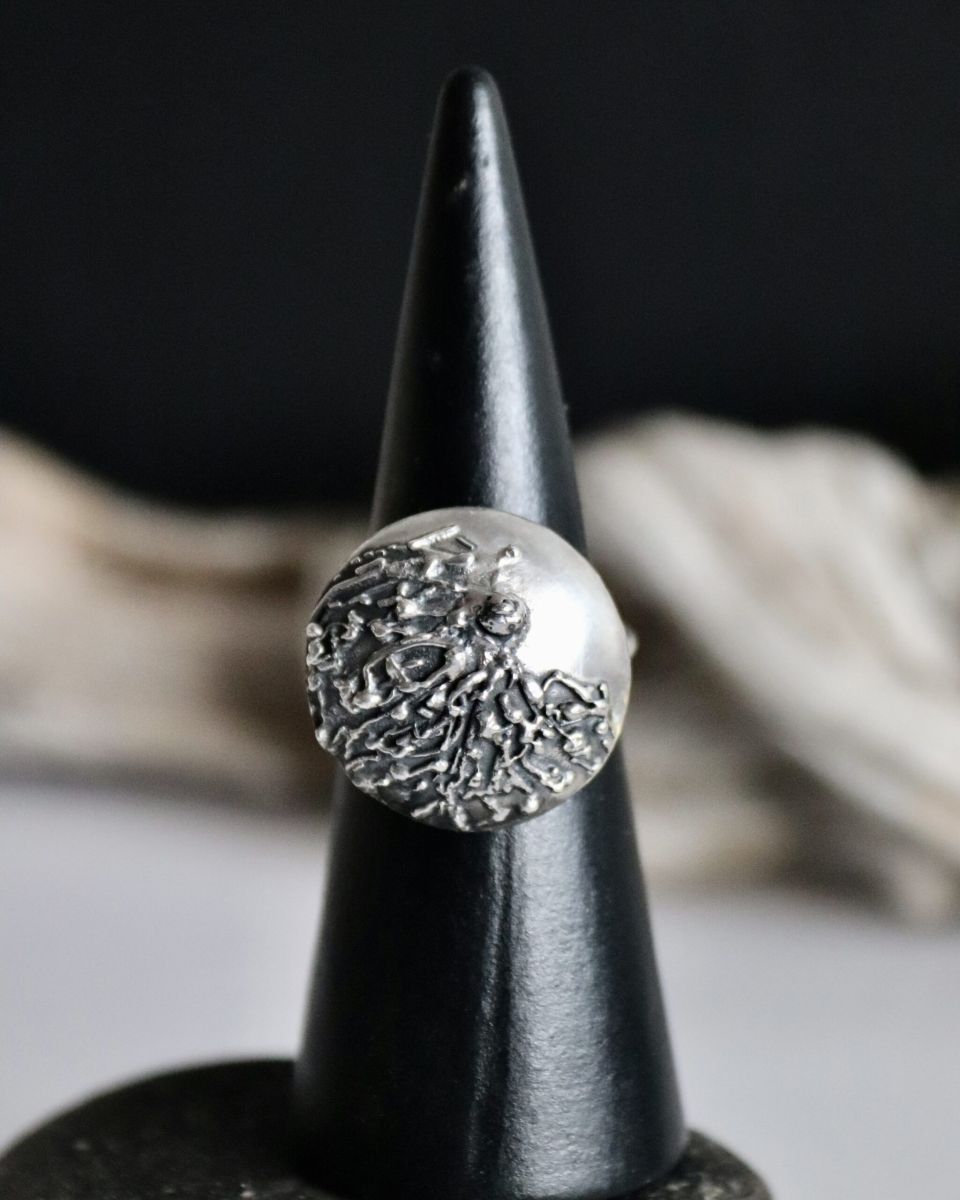 Bague Ôcéane, bague en argent fait main par Maryjou — vue 3