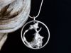 Pendentif songe, pendentif en argent fait main par Maryjou — vue 2