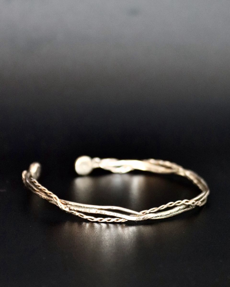 Bracelet entrelacs, bracelet en argent fait main par Maryjou