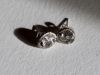 Puces Roc, boucles d’oreilles en argent fait main par Maryjou — vue 4