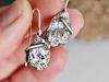 Boucles Roc, boucles d’oreilles en argent fait main par Maryjou — vue 2