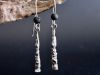 Boucles elyane, boucles d’oreilles en argent fait main par Maryjou