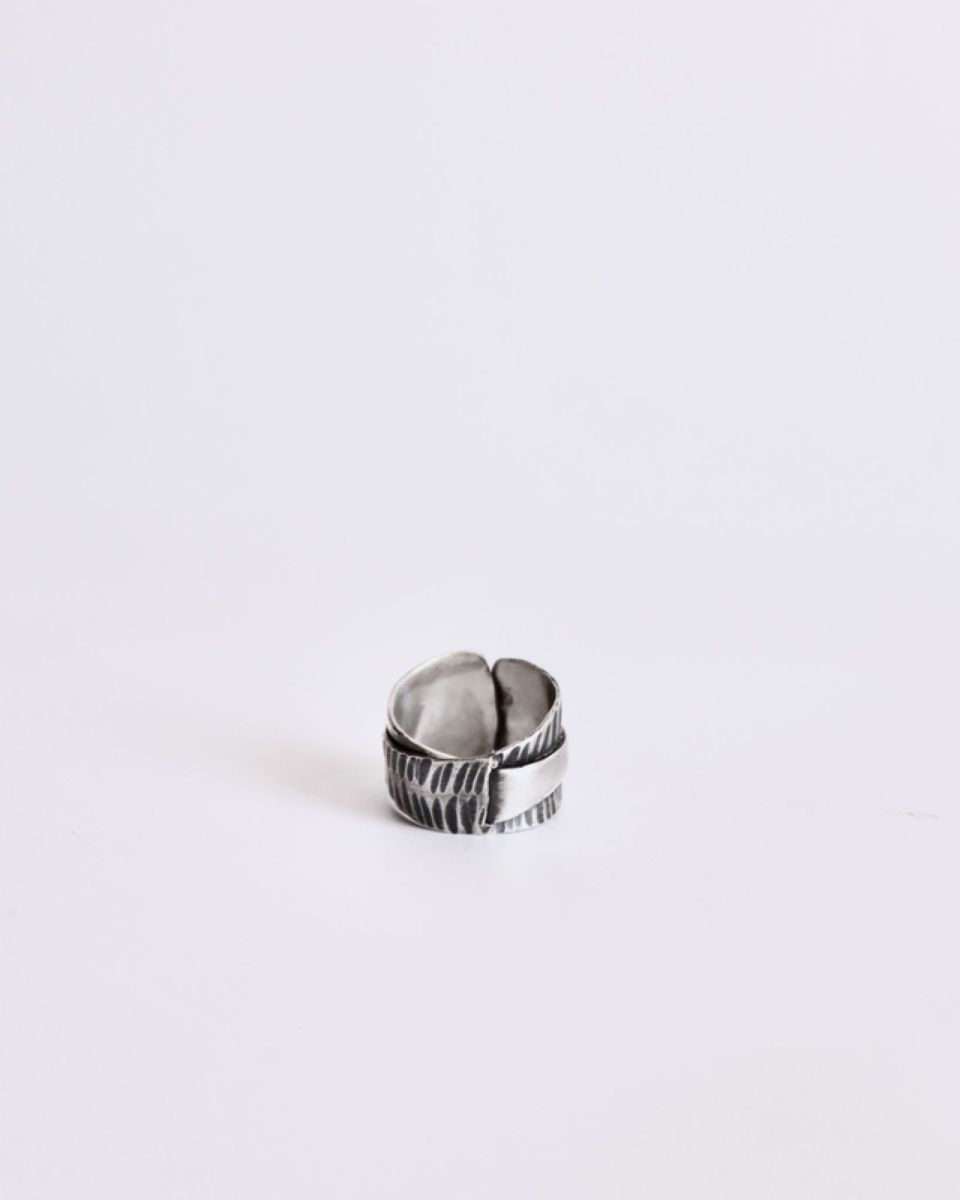 Bague Croisée, bague en argent fait main par Maryjou — vue 2