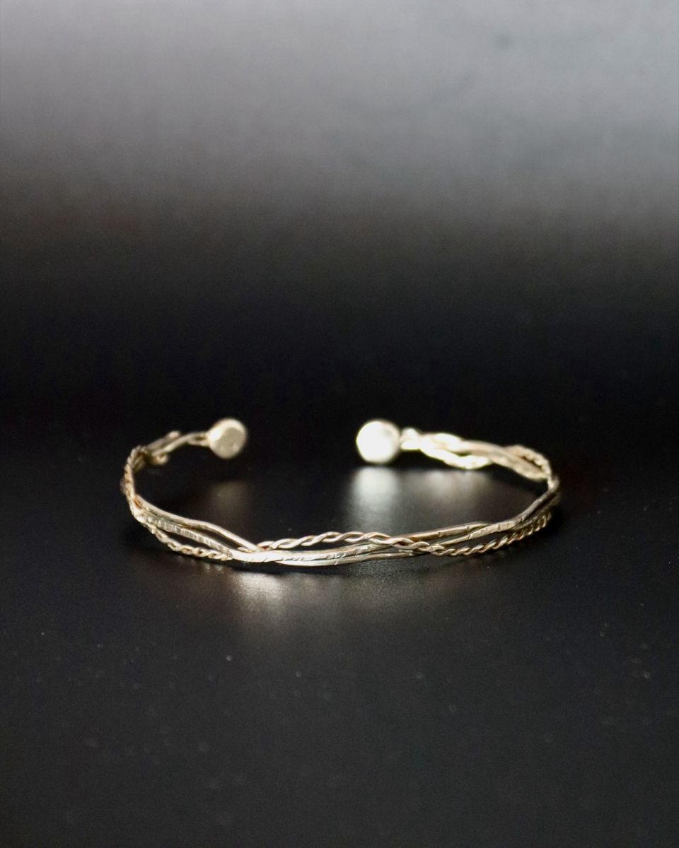 Bracelet entrelacs, bracelet en argent fait main par Maryjou — vue 2