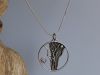 Pendentif Lyane, pendentif en argent fait main par Maryjou — vue 2