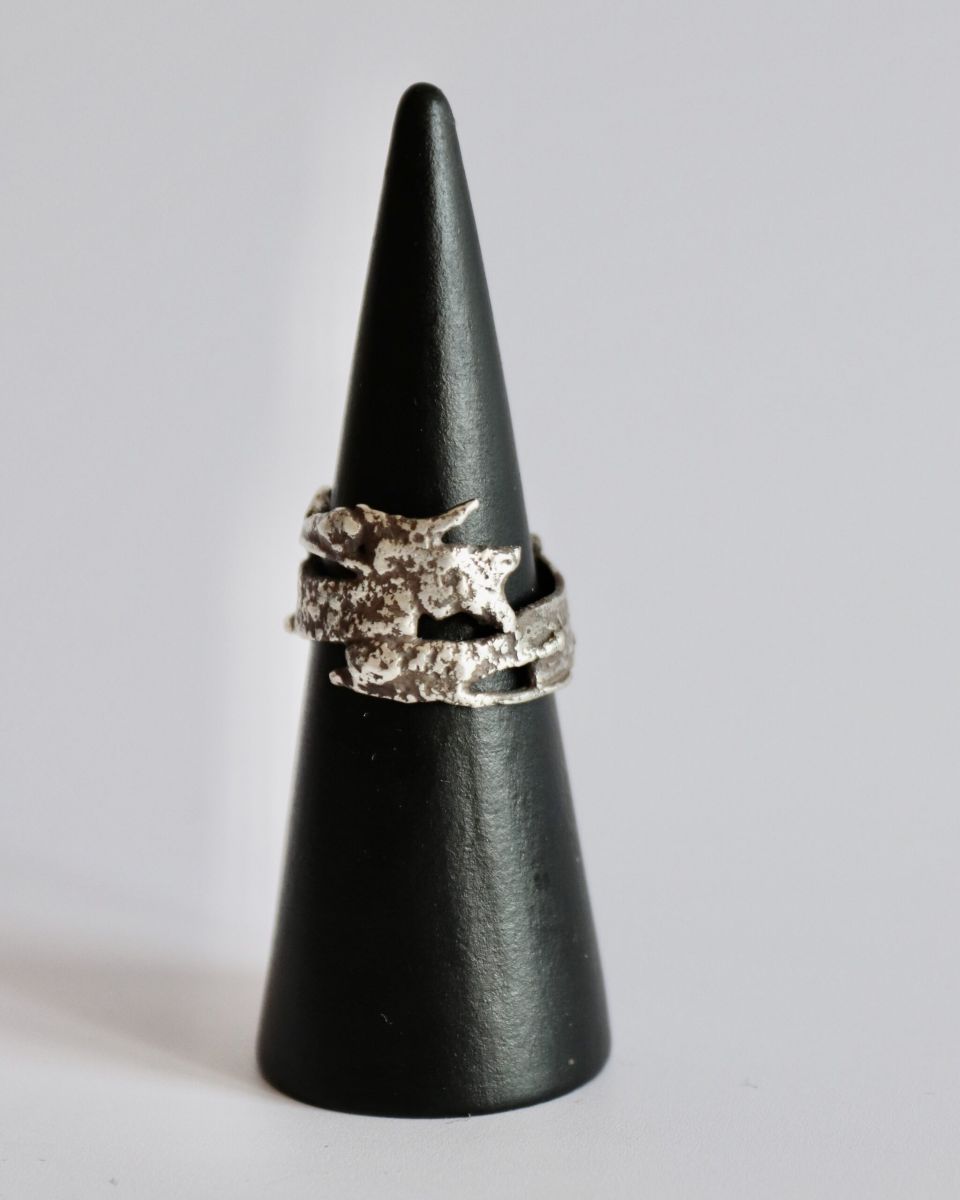 Bague Elyane, bague en argent fait main par Maryjou — vue 2