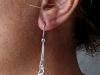 Boucles eclosion, boucles d’oreilles en argent fait main par Maryjou