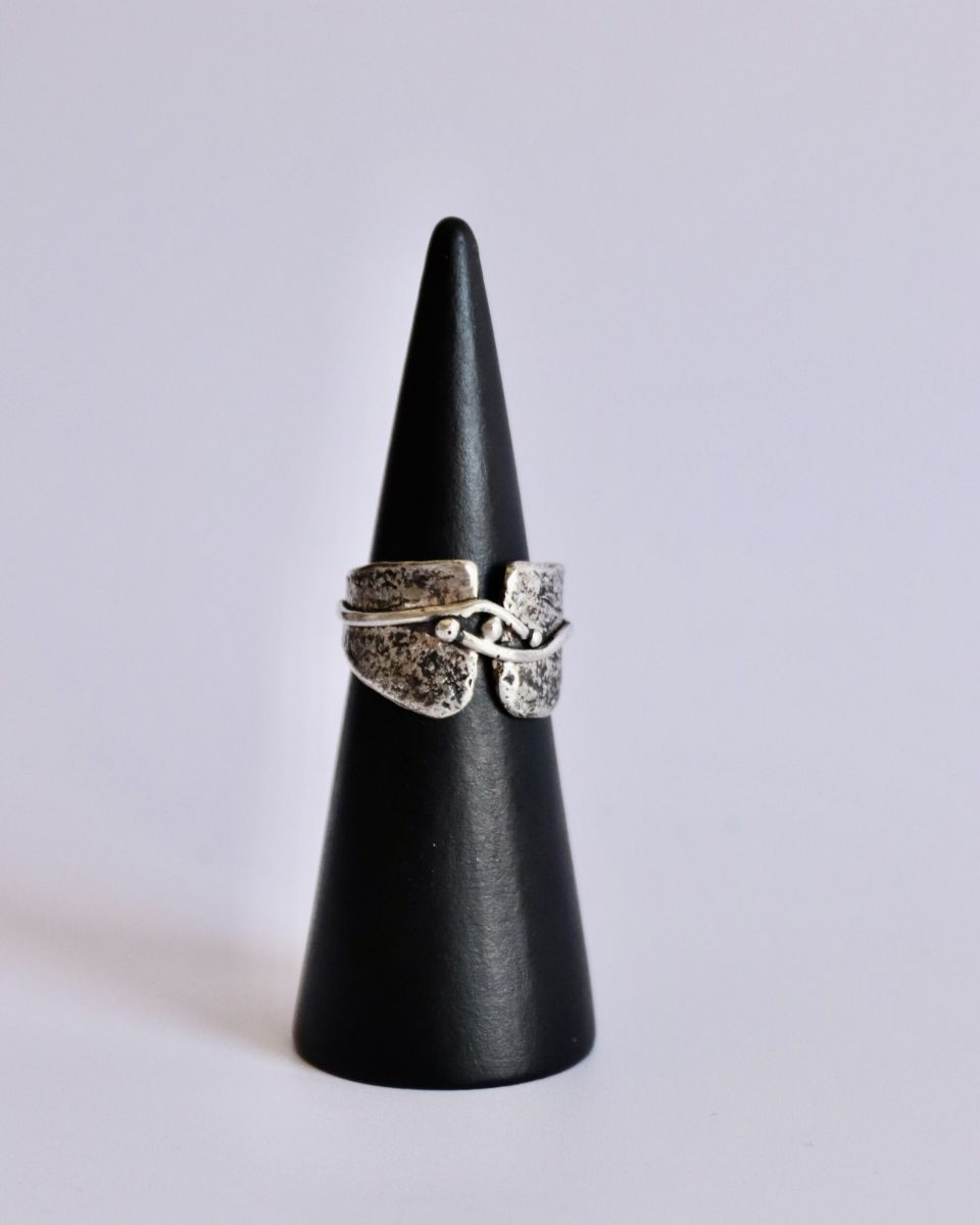 Bague éclat, bague en argent fait main par Maryjou