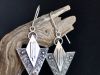 Boucles inka, boucles d’oreilles en argent fait main par Maryjou — vue 4