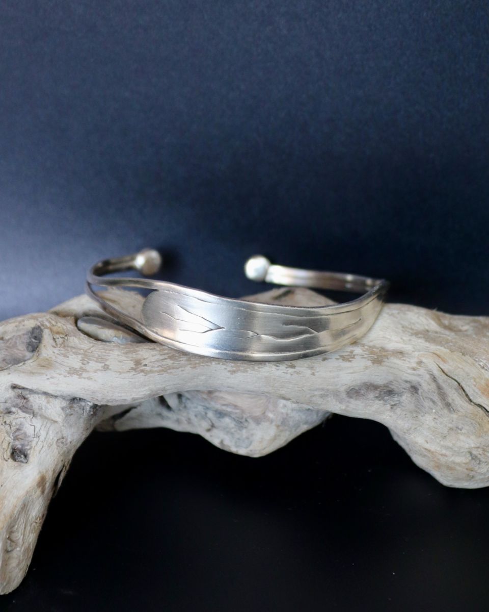 Bracelet seve, bracelet en argent fait main par Maryjou — vue 2