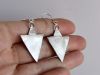 Boucles inka, boucles d’oreilles en argent fait main par Maryjou — vue 3