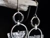 Boucles Equylibre, boucles d’oreilles en argent fait main par Maryjou — vue 3
