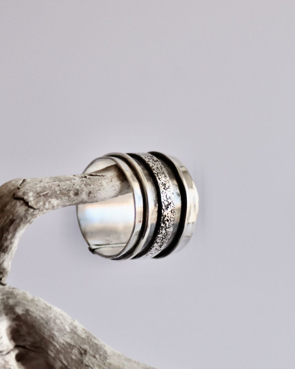 Bague tellure, bague en argent fait main par Maryjou — vue 5