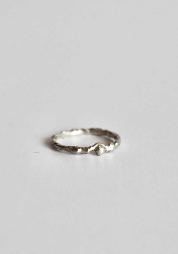 Bague Lelyane 4, bague en argent fait main par Maryjou