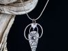Pendentif totem, pendentif en argent fait main par Maryjou