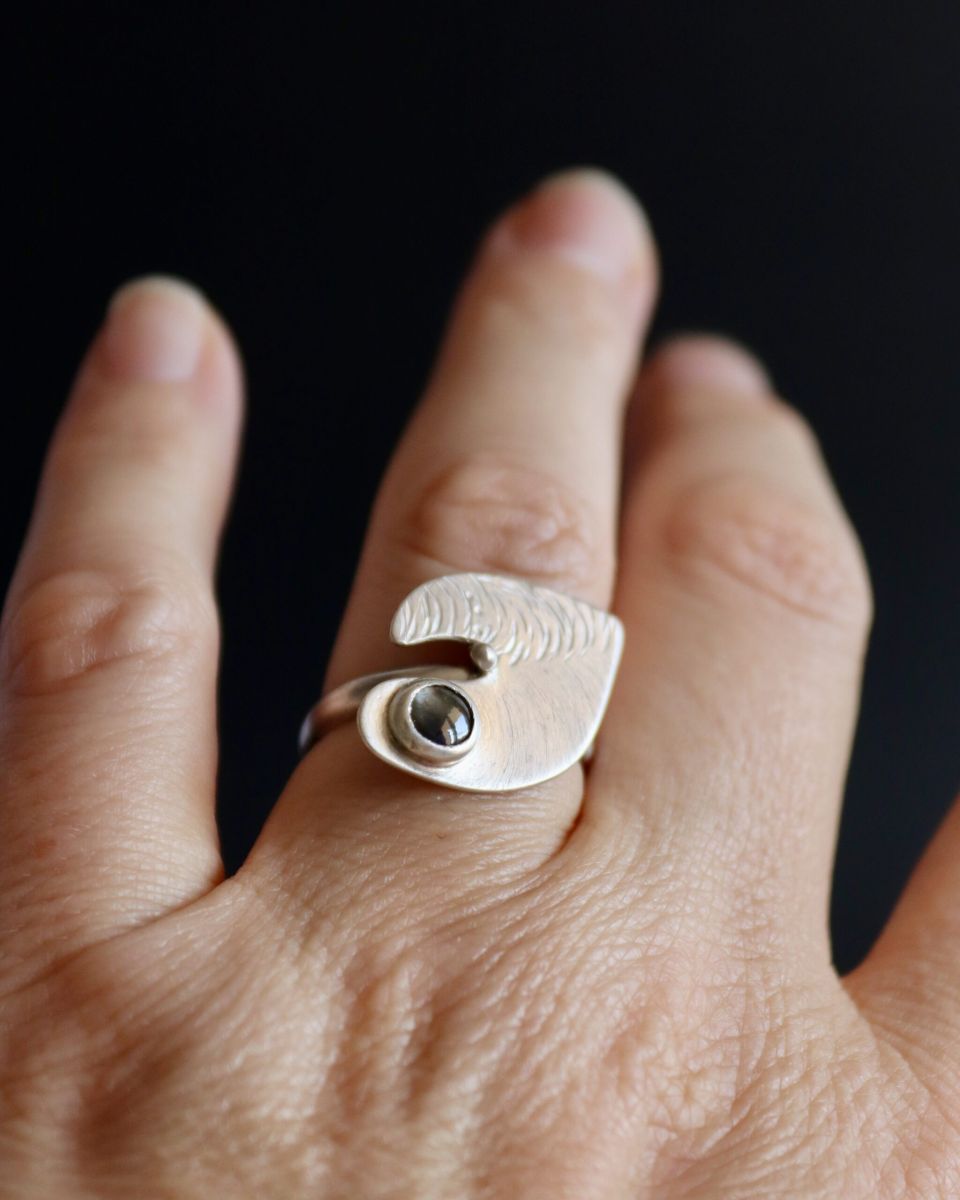 Bague Eylor, bague en argent fait main par Maryjou