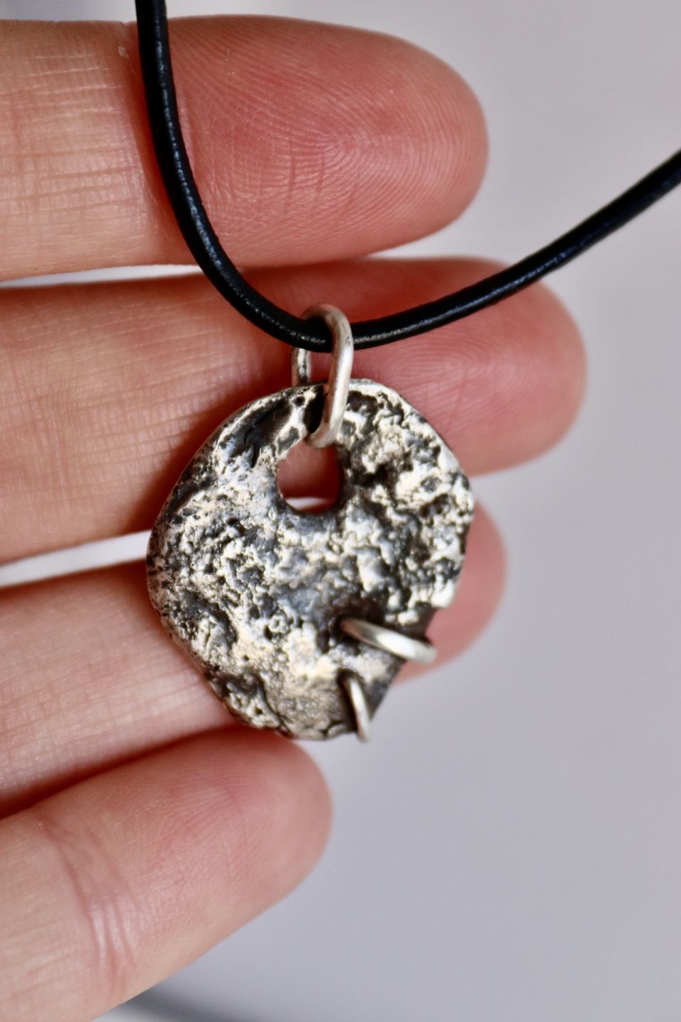 Pendentif Roc, pendentif en argent fait main par Maryjou