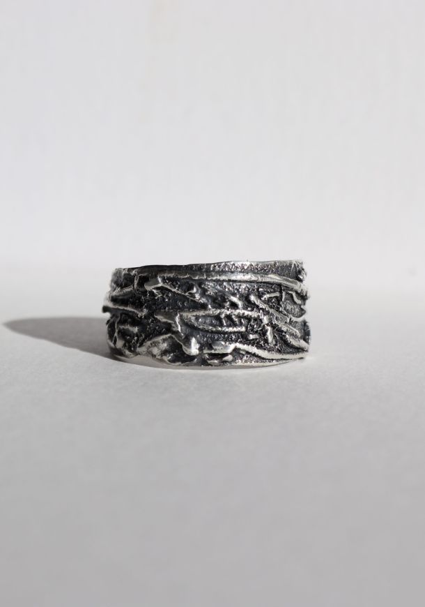 Bague lyane, bague en argent fait main par Maryjou