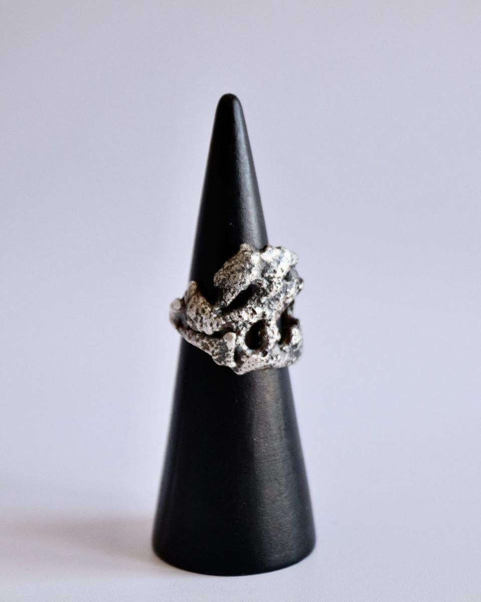 Bague vestyges, bague en argent fait main par Maryjou — vue 3