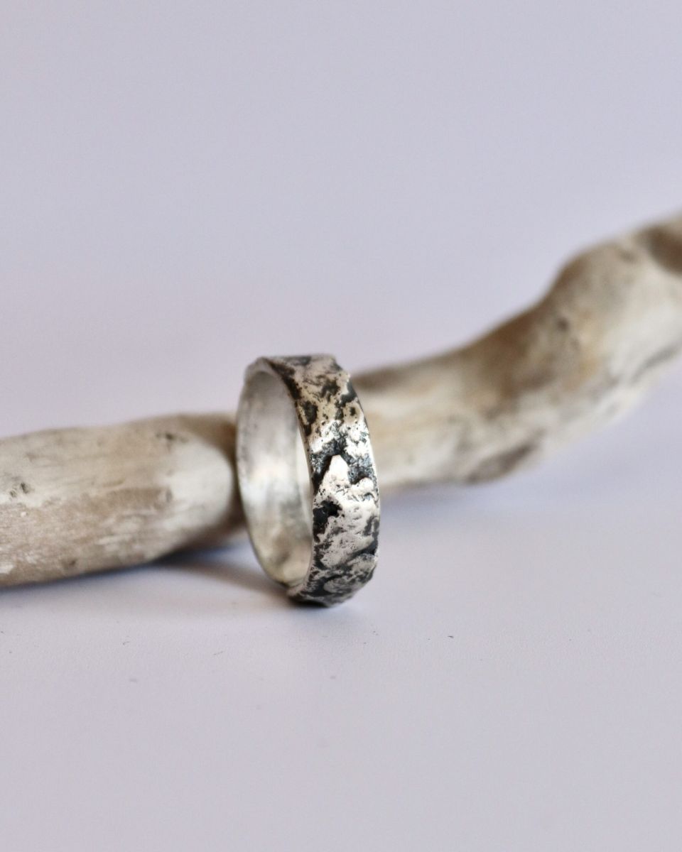 Bague Unik, bague en argent fait main par Maryjou