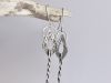 Boucles kodé, boucles d’oreilles en argent fait main par Maryjou — vue 2