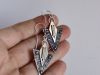 Boucles inka, boucles d’oreilles en argent fait main par Maryjou — vue 2
