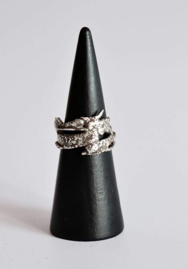 Bague Elyane, bague en argent fait main par Maryjou