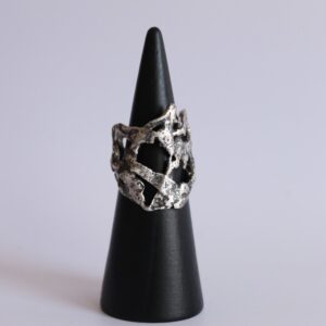 Bague Alea, bague en argent fait main par Maryjou
