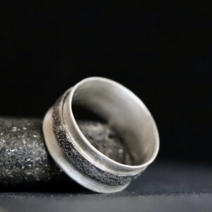 Bague bobyne, bague en argent fait main par Maryjou