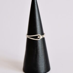 Bague chemin, bague en argent fait main par Maryjou