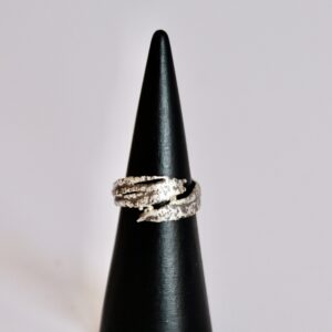Bague elan, bague en argent fait main par Maryjou