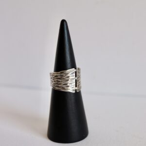 Bague empreinte, bague en argent fait main par Maryjou