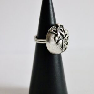 Bague Impact, bague en argent fait main par Maryjou
