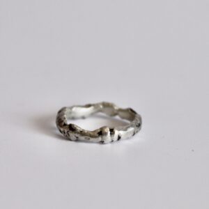 Bague Lelyane 3, bague en argent fait main par Maryjou