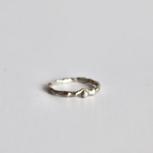 Bague Lelyane 4, bague en argent fait main par Maryjou