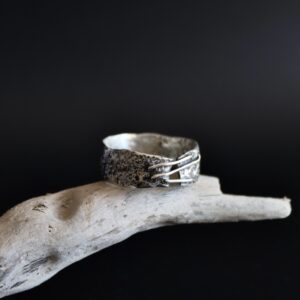 Bague Lyen, bague en argent fait main par Maryjou