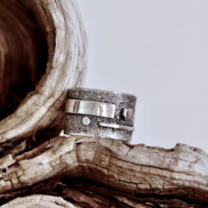 Bague Lynea, bague en argent fait main par Maryjou