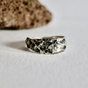 Bague meteor, bague en argent fait main par Maryjou