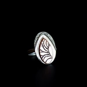Bague Orya, bague en argent fait main par Maryjou
