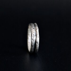 Bague sillon, bague en argent fait main par Maryjou