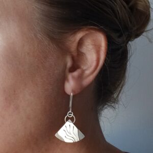 Boucles Anonymes, boucles d’oreilles en argent fait main par Maryjou