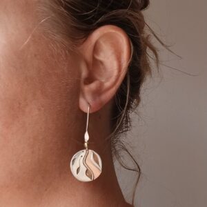 Boucles Automne, boucles d’oreilles en argent fait main par Maryjou