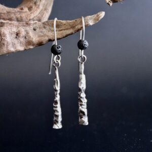Boucles elyane, boucles d’oreilles en argent fait main par Maryjou