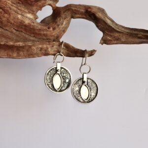 Boucles Phaos, boucles d’oreilles en argent fait main par Maryjou