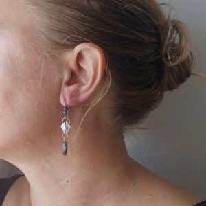 Boucles vero, boucles d’oreilles en argent fait main par Maryjou