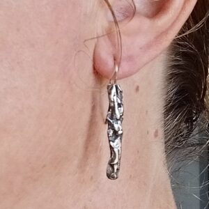 Boucles vestyge, boucles d’oreilles en argent fait main par Maryjou