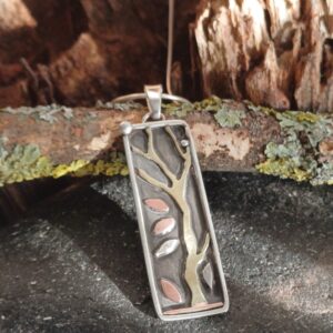 Pendentif arbre, pendentif en argent fait main par Maryjou