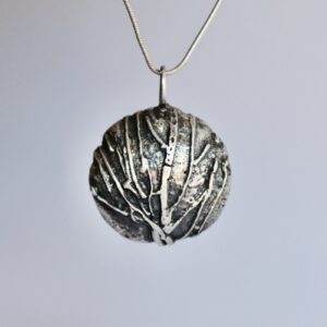 Pendentif Sylvae, pendentif en argent fait main par Maryjou