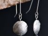 Boucles Soucoupes, boucles d’oreilles en argent fait main par Maryjou — vue 3