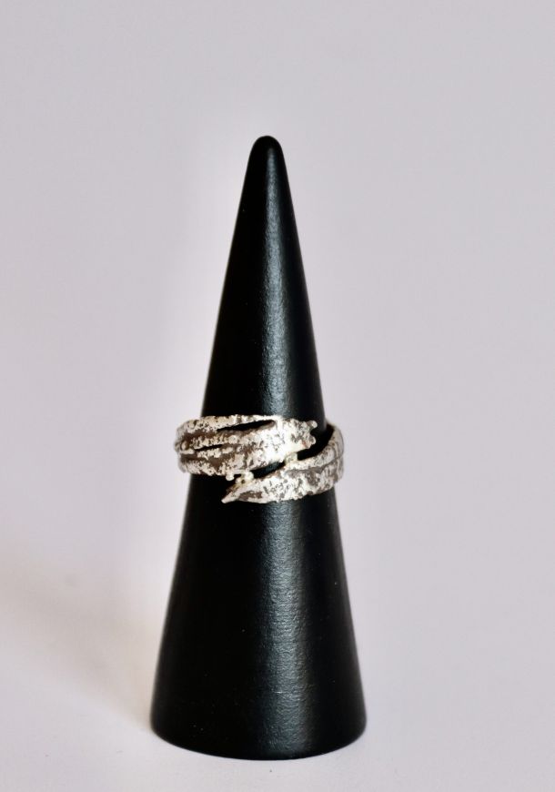 Bague elan, bague en argent fait main par Maryjou